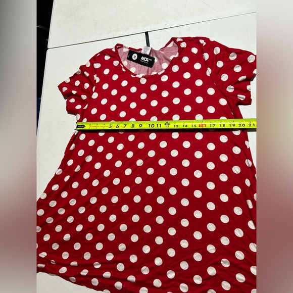NWT Moa Collection Polka dot printed tunic top 2XL With Pockets - Picture 4 of 5